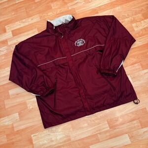 BT Player Alabama A&M University Windbreaker Jacket Maroon Mens XXL